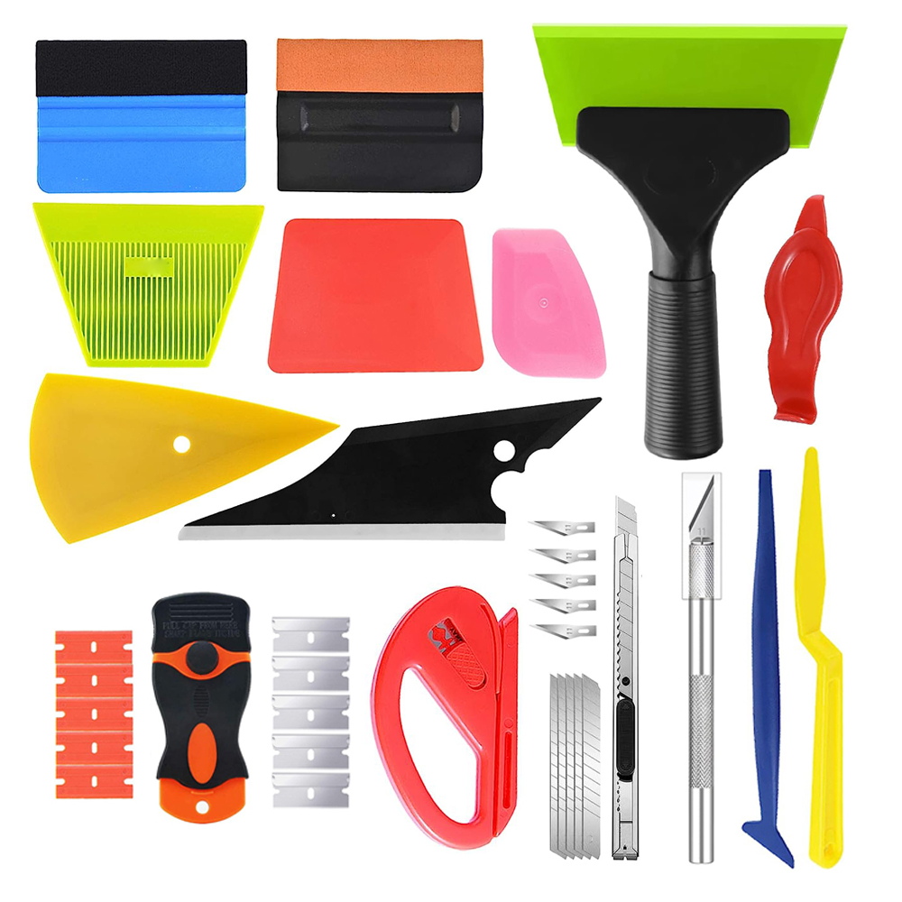 Screen Printing Squeegee - 40 Stuks Autoruit Tintkit Vinyl Wrap