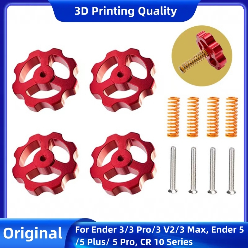 Creality Printer Ender 3 - Creality Metal Leveling Nuts, handmatig te