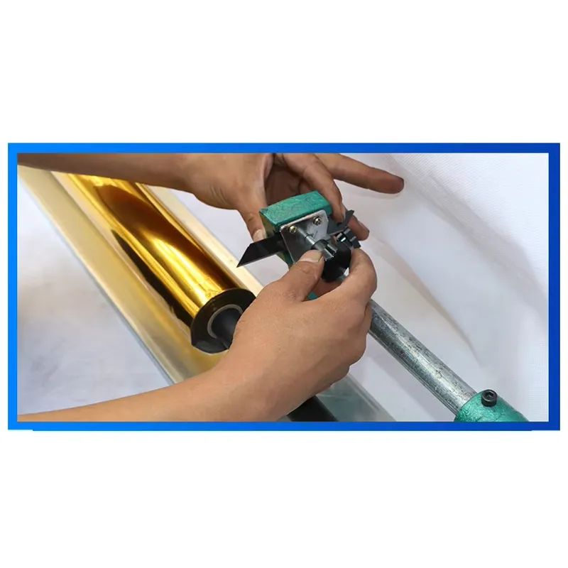 Goudfolie elektrochemisch snij - Foil Transfer Machine recensie en prijs