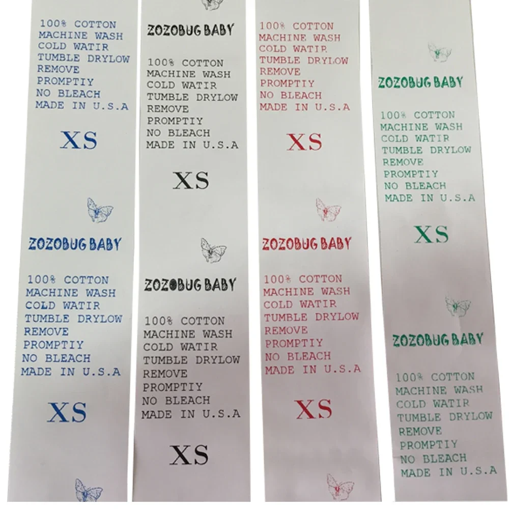 HSPOS Wash Care Label Satijnst - Commercial Printing Software recensie en prijs