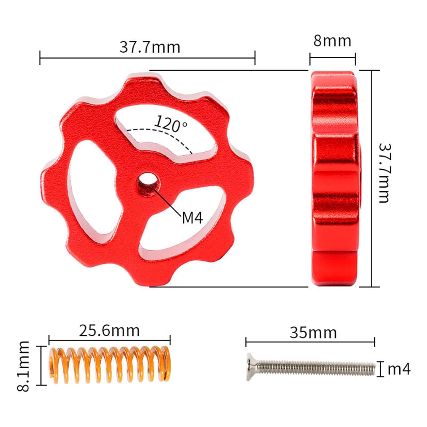 Creality Metal Leveling Nuts,  - Creality Printer Ender 3 recensie en prijs