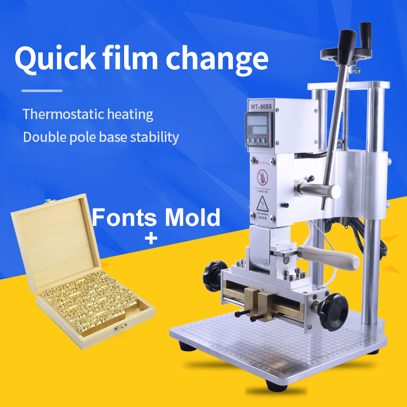 Nieuw verbeterde dubbele as em - Foil Transfer Machine recensie en prijs
