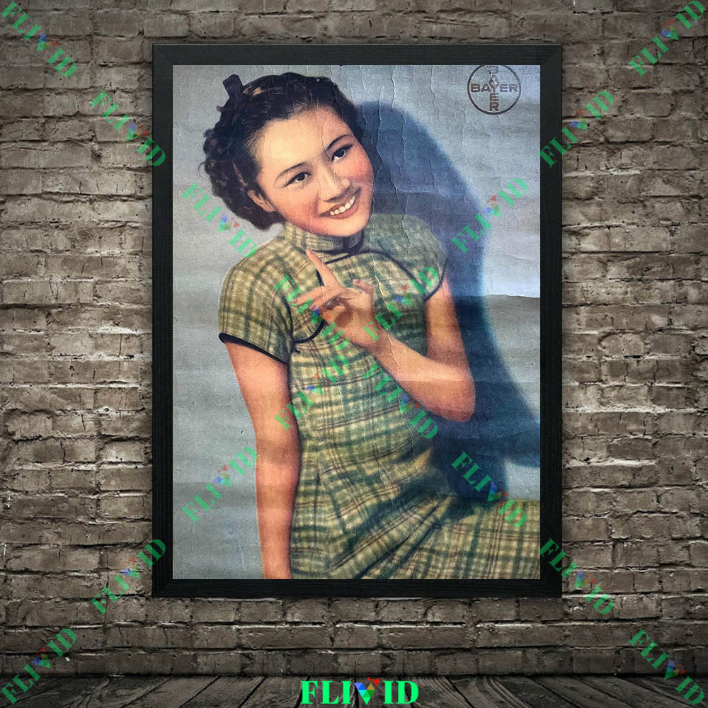 Retro jaren 1930 Chinese oude  - Commercial Wall Printing recensie en prijs